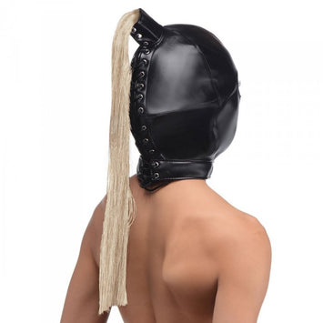Strict Blonde Ponytail Bondage Hood Default Title